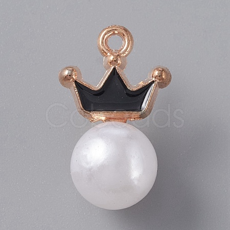 Resin Imitation Pearl Pendants FIND-TAC0002-041E-1