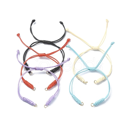 Adjustable Braided Eco-Friendly Korean Waxed Polyester Cord AJEW-JB01202-1