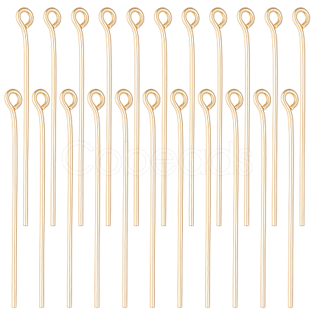 200Pcs Brass Eye Pins KK-BBC0002-89-1