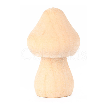 Schima Superba Wooden Mushroom Children Toys WOOD-TAC0004-07E-1