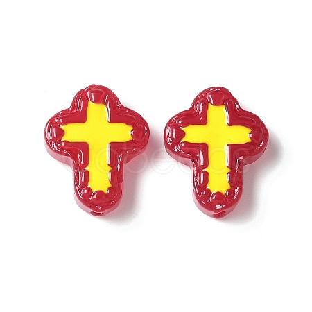 Baking Paint Glass Enamel Beads BLOW-D300-06N-1