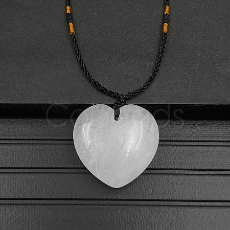 Natural Quartz Crystal Pendant Necklaces XA8803-06-1
