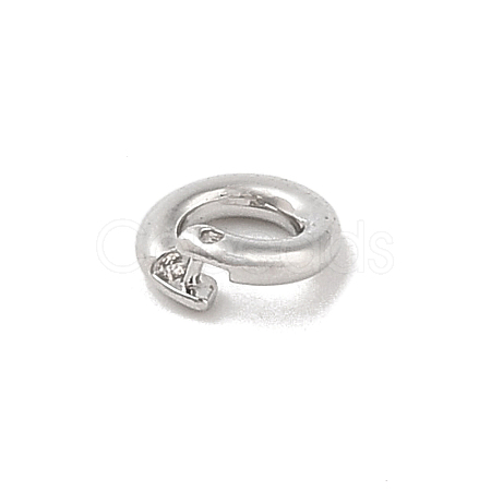 Brass Locking Jump Rings KK-S369-01P-01-1