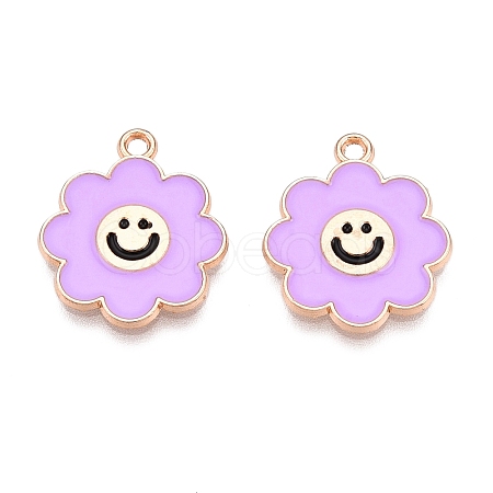 Alloy Enamel Pendants ENAM-T020-55E-1