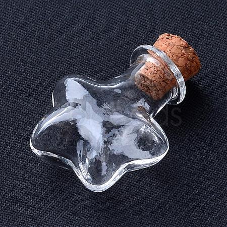 Glass Bottles AJEW-D037-07-1