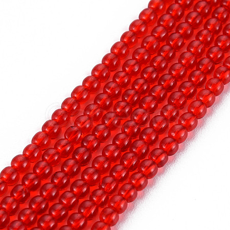 Glass Beads Strands GLAA-N041-008I-1
