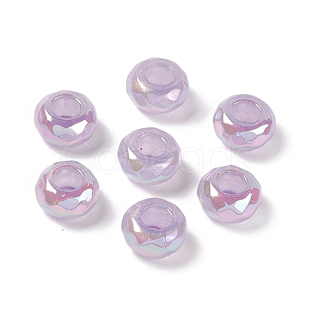 Opaque Acrylic Beads OACR-C008-03B-1