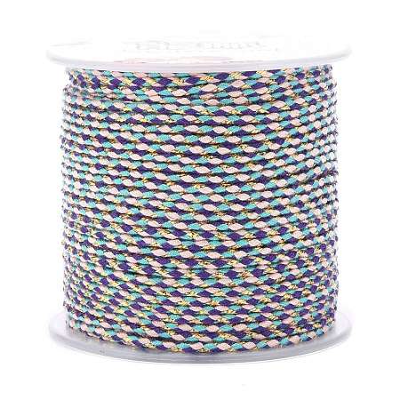 4-Ply Polycotton Cord with Metallic Thread OCOR-Z003-C07-1