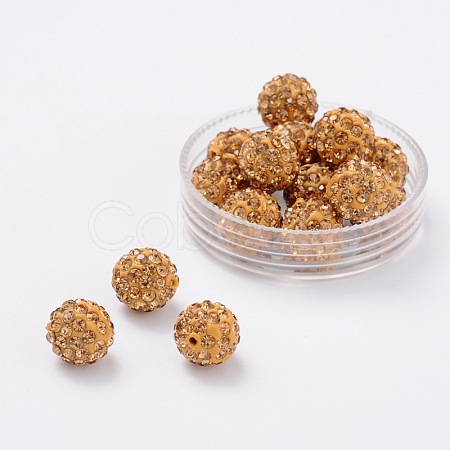 Pave Disco Ball Beads RB-H258-10MM-385-1