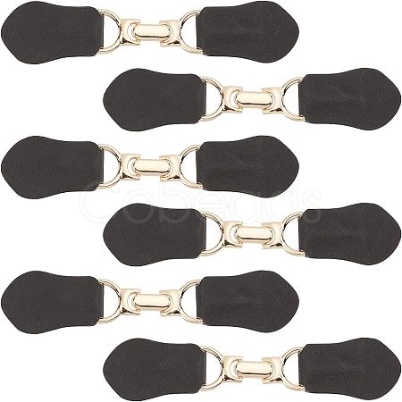 6 Sets Imitation Leather Toggle Buckle AJEW-FG0001-56-1
