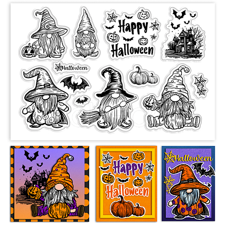 Summer Theme PVC Plastic Clear Stamps DIY-WH0631-0385-1