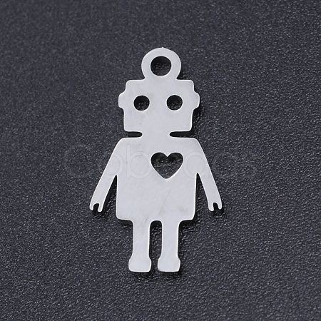 Non-Tarnish 201 Stainless Steel Laser Cut Pendants STAS-S105-T889-1-1
