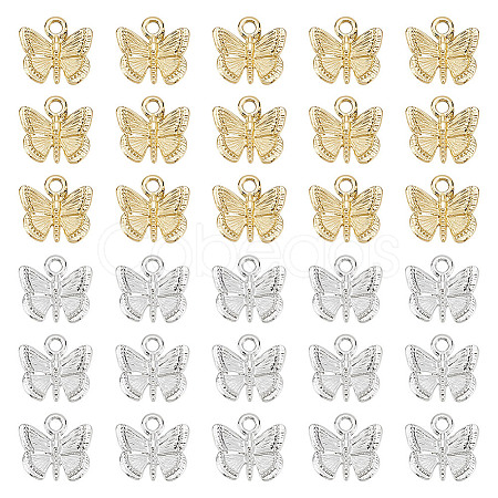 80Pcs 2 Colors Alloy Charms FIND-HY0003-78-1