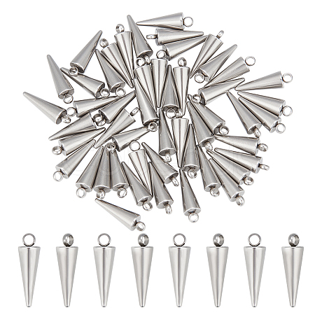 Unicraftale 50Pcs 303 Stainless Steel Charms STAS-UN0048-60-1