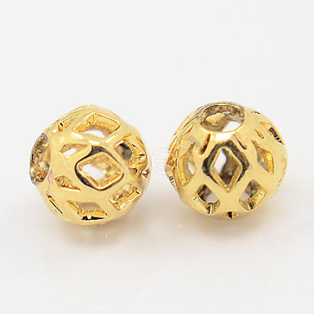 Brass Filigree Beads LS-KK-C2988-G-1