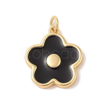 Rack Plating Brass Enamel Pendants KK-Z047-02B-RS-1