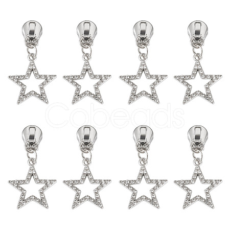 20Pcs Alloy Zipper Puller HJEW-TAC0161-1
