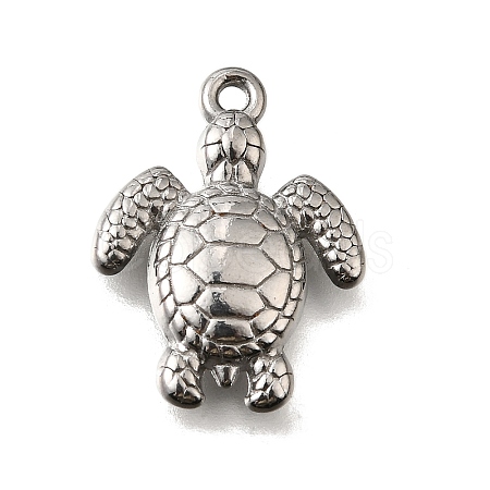 304 Stainless Steel Pendants STAS-C119-24G-P-1
