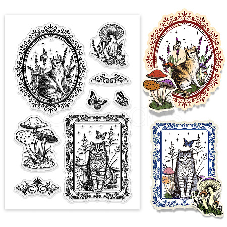 Custom PVC Plastic Clear Stamps DIY-WH0448-0416-1