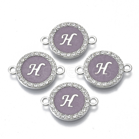 Alloy Enamel Links Connectors ENAM-TAC0003-01S-01H-1