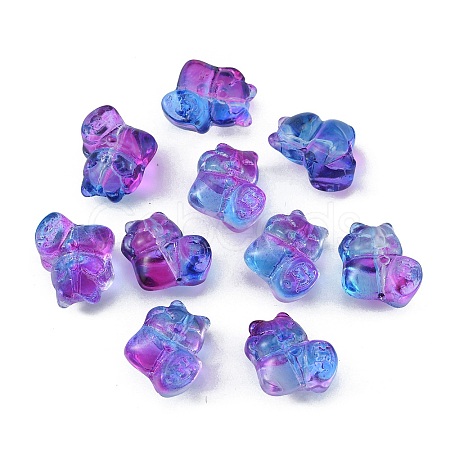 Transparent Glass Beads GLAA-TAC0015-01E-1