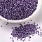 MIYUKI Delica Beads, Cylinder, Japanese Seed Beads, 11/0, (DB0430) Galvanized Dark Lilac, 1.3x1.6mm, Hole: 0.8mm, about 2000pcs/10g