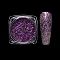 Laser Nail Art Glitter Powder, Starry Sky/Mirror Effect, Shiny Nail Decoration, Dark Violet, Box: 30x30x16.5mm