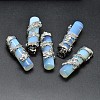 Brass Opalite Pendants G-E467-21C-RS-1