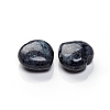 Natural Larvikite Heart Love Palm Worry Stone G-I274-46C-2