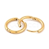 Ion Plating(IP) Round Ring 304 Stainless Steel Hoop Earrings for Women EJEW-G388-02C-G-2