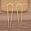 Alloy U-shaped Hair Forks PW-WGBD216-02-1