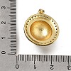 Brass Micro Pave Clear Cubic Zirconia Pendants KK-A303-23B-G-3