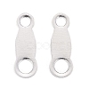 Brass Chain Tabs KK-L205-01S-3