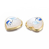 Resin Pendants PALLOY-N161-009-NR-4