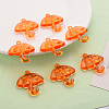 Transparent Acrylic Pendants TACR-T024-01B-921-6