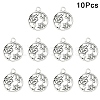 30Pcs Tibetan Style Alloy Pendants TIBEP-YW0002-22AS-1