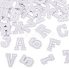 36Pcs 2 Sets 2 Styles Letter A~Z & Number 0~9 Polyester Embroidery Sew On Patches Sets PATC-TA0001-55F-2