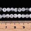 Dyed Natural White Jade Beads Strands G-T140-4mm-A02-5