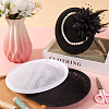 2Pcs 2 Colors Imitation Hemp Hat Embryo DIY-GF0009-72-4