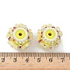 Flower Style Resin Rhinestone Beads CLAY-NH0003-05S-02-3