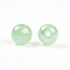 Electroplate Pearlized Glass Pearl Beads EGLA-T021-14A-05-2
