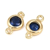 Brass Pave Cubic Zirconia Connector Charms KK-TAC0015-01G-10-2