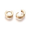 304 Stainless Steel Huggie Hoop Earrings EJEW-O087-09E-2