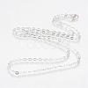 Iron Cable Chains Necklace Making MAK-R013-60cm-S-2