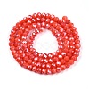 Electroplate Glass Beads Strands EGLA-A044-P3mm-A21-3