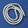 Electroplated Synthetic Non-Magnetic Hematite Beads Strands G-H020-F01-04-2