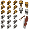 24Pcs 2 Colors Alloy EDC European Beads FIND-FG0005-48-1