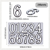 10Pcs ABS Plastic Stickers DIY-SP0007-95A-2