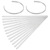 15Pcs Stainless Steel Bangle Makings FIND-BC0014-34B-1