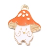 Autumn Theme Alloy Enamel Pendants ENAM-E361-03LG-2